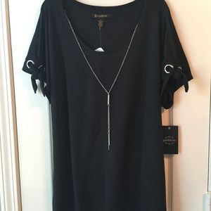 Goddess top black